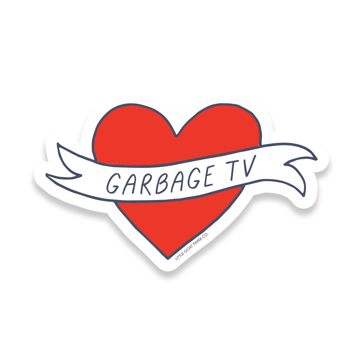 Garbage TV Vinyl Sticker
