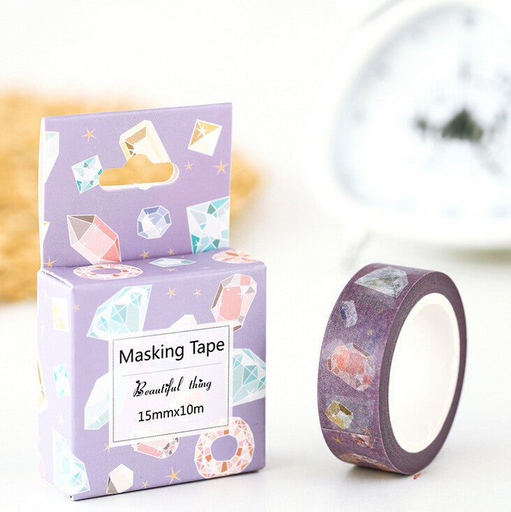 Gem Washi Tape in Lavender | Gift Wrapping and Craft Tape