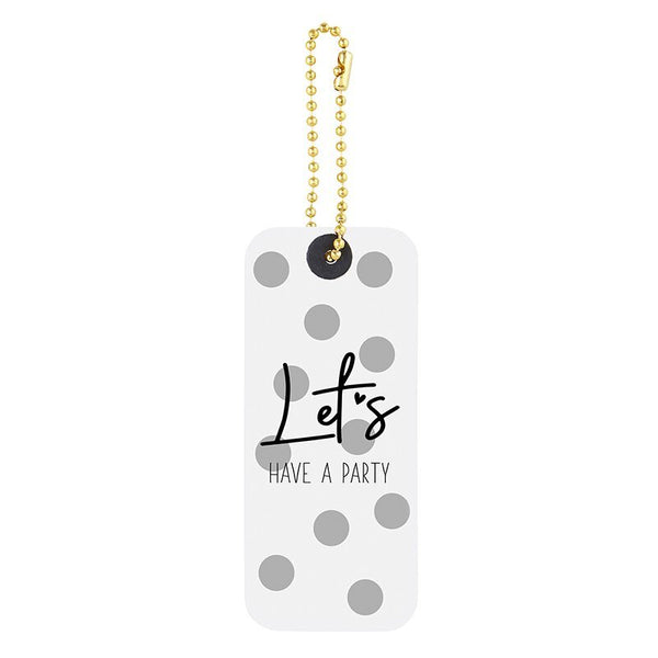 Gift Tag Book in Black and White 24 Minimalist Tags with Gold Ball C