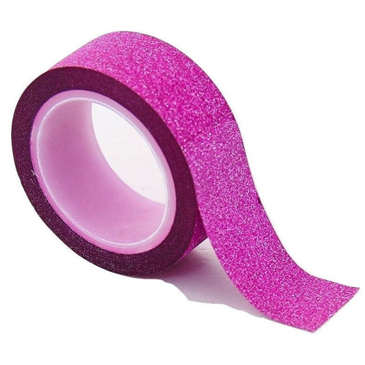 Glitter Bright Pink Washi Tape