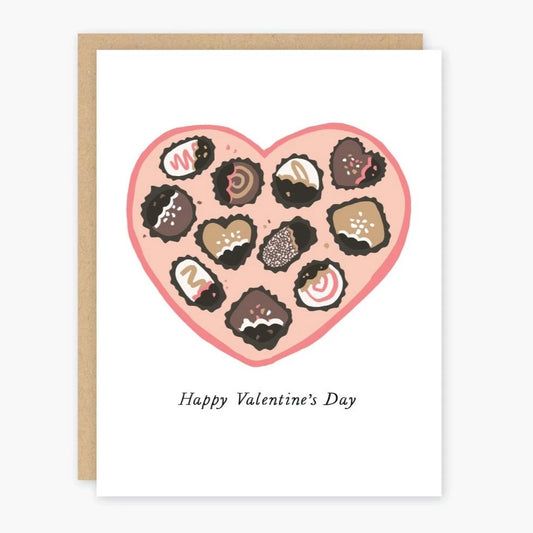 Happy Valentine's Day Chocolate Greeting Card