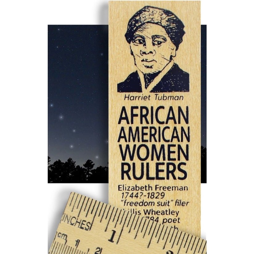 Harriet Tubman African American Women Rulers Wooden Ruler