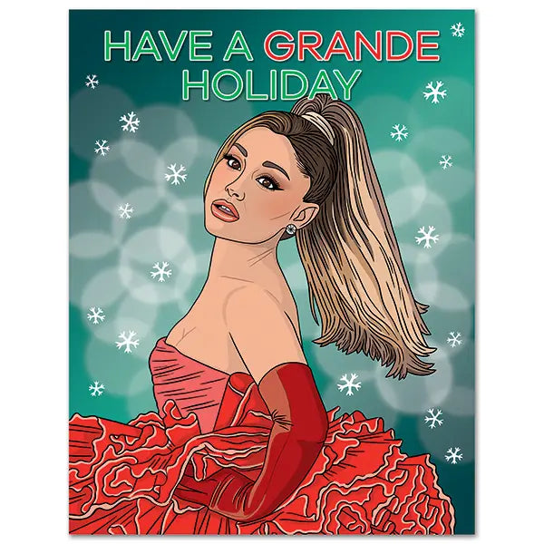 Have A Grande Holiday Card | Ariana Grande Holiday Greeting Card