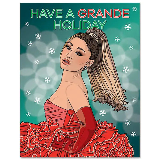 Have A Grande Holiday Card | Ariana Grande Holiday Greeting Card