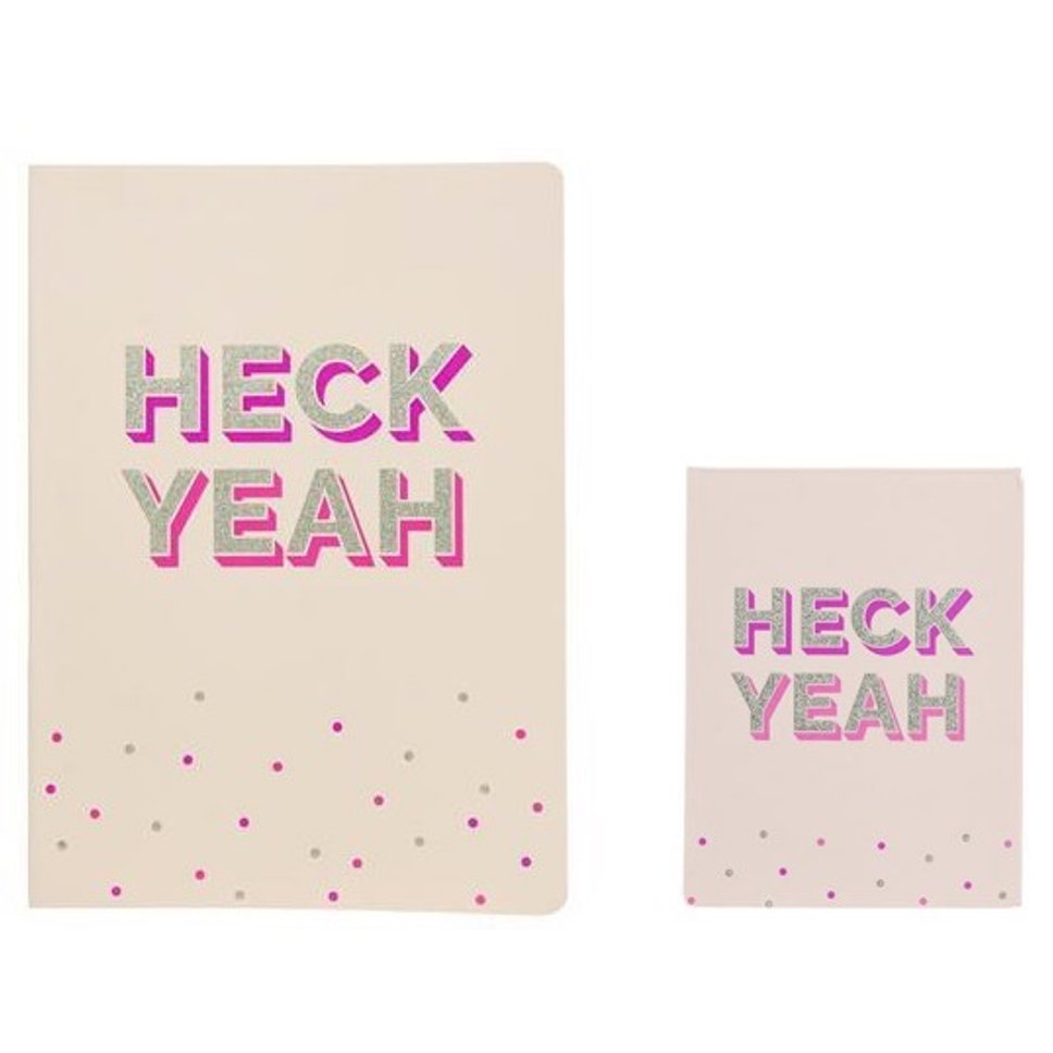 Heck Yeah Journal and Pocket Note Gift Set