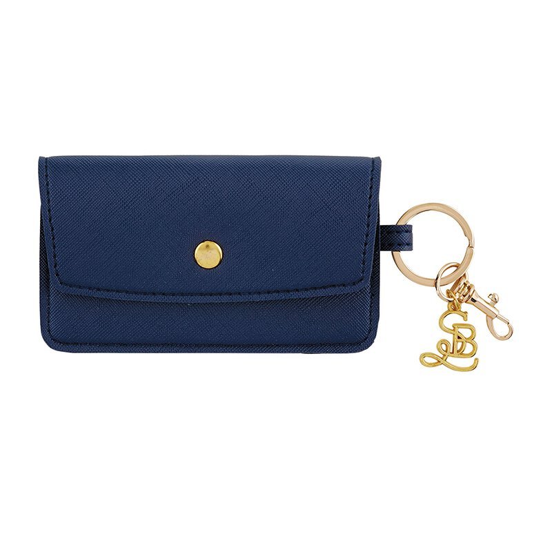Hush Money Navy Credit Card Pouch