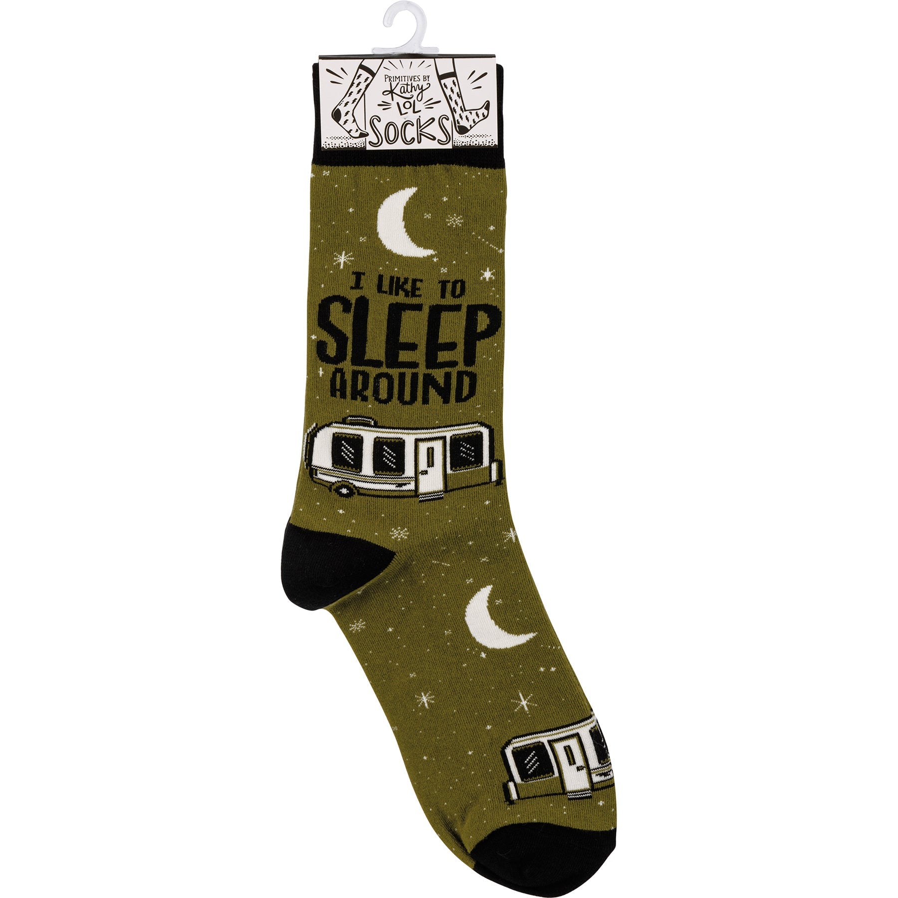 I Like To Sleep Around Socks | Camper RV Motif | Unisex