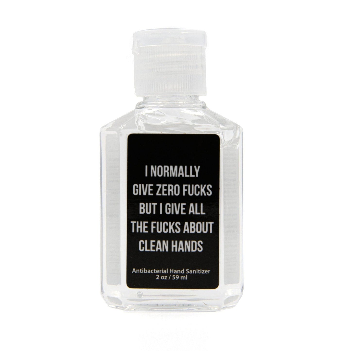 I Normally Give Zero Fucks But I Give All the Fucks About Clean Hands Hand Sanitizer | 62% Alcohol Antibacterial