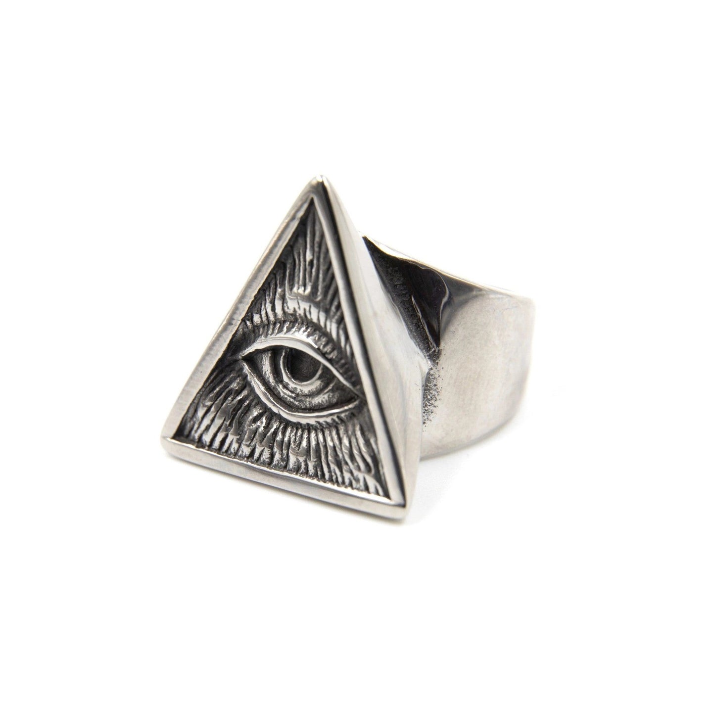 Illuminati Statement Ring in Heritage Silver