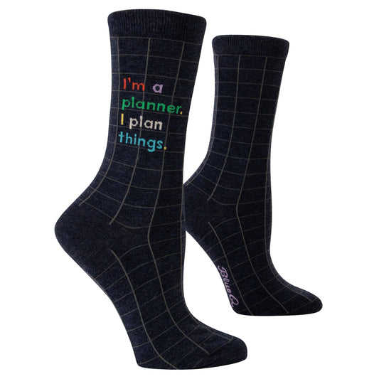 I'm A Planner Women's Crew Novelty Socks