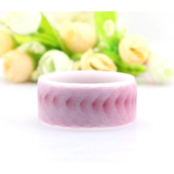 Individual Flower Petal Washi Tape Style Stickers in Blossom Pink | Gift Wrapping and Craft Tape