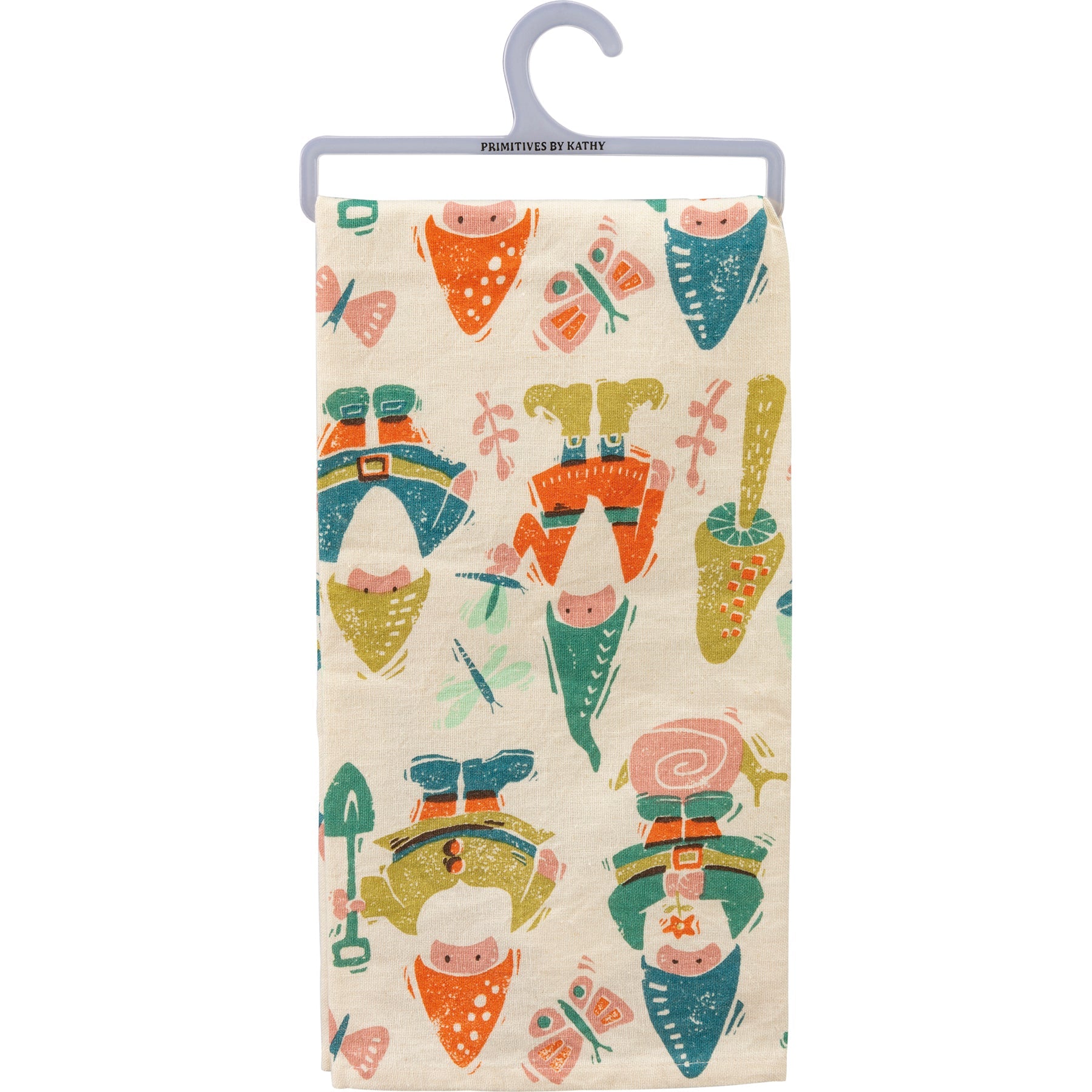 Just Stayin' Home With My Gnomies Dish Cloth Towel | Novelty Silly Tea Towels | Cute Kitchen Hand Towel | 20" x 26"