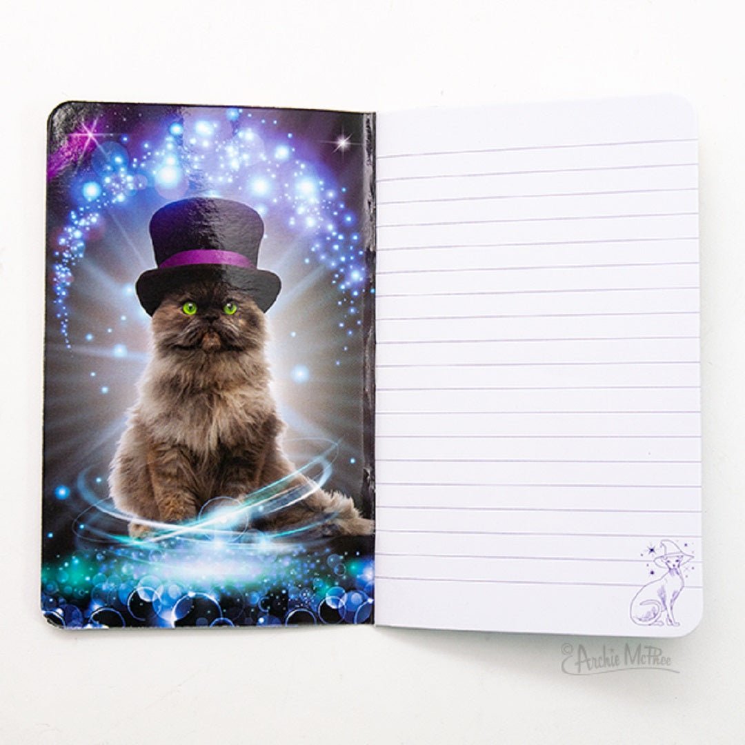 Last Call! Magic Spells Decorative Cat Mini Notebooks Set of 3