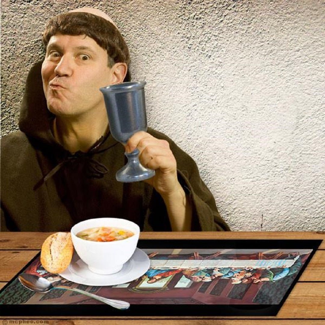 Last Supper Paper Placemats (40 pack) | Funny Peel-Off Pad for a Biblical Feast at Home