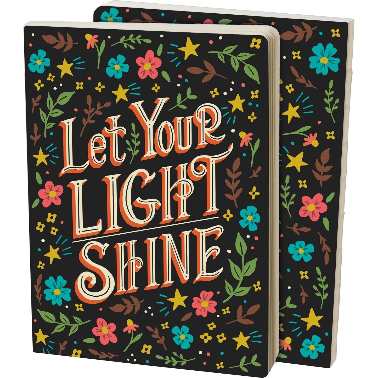 Let Your Light Shine Flower Double-Sided Journal | 160 lined pages