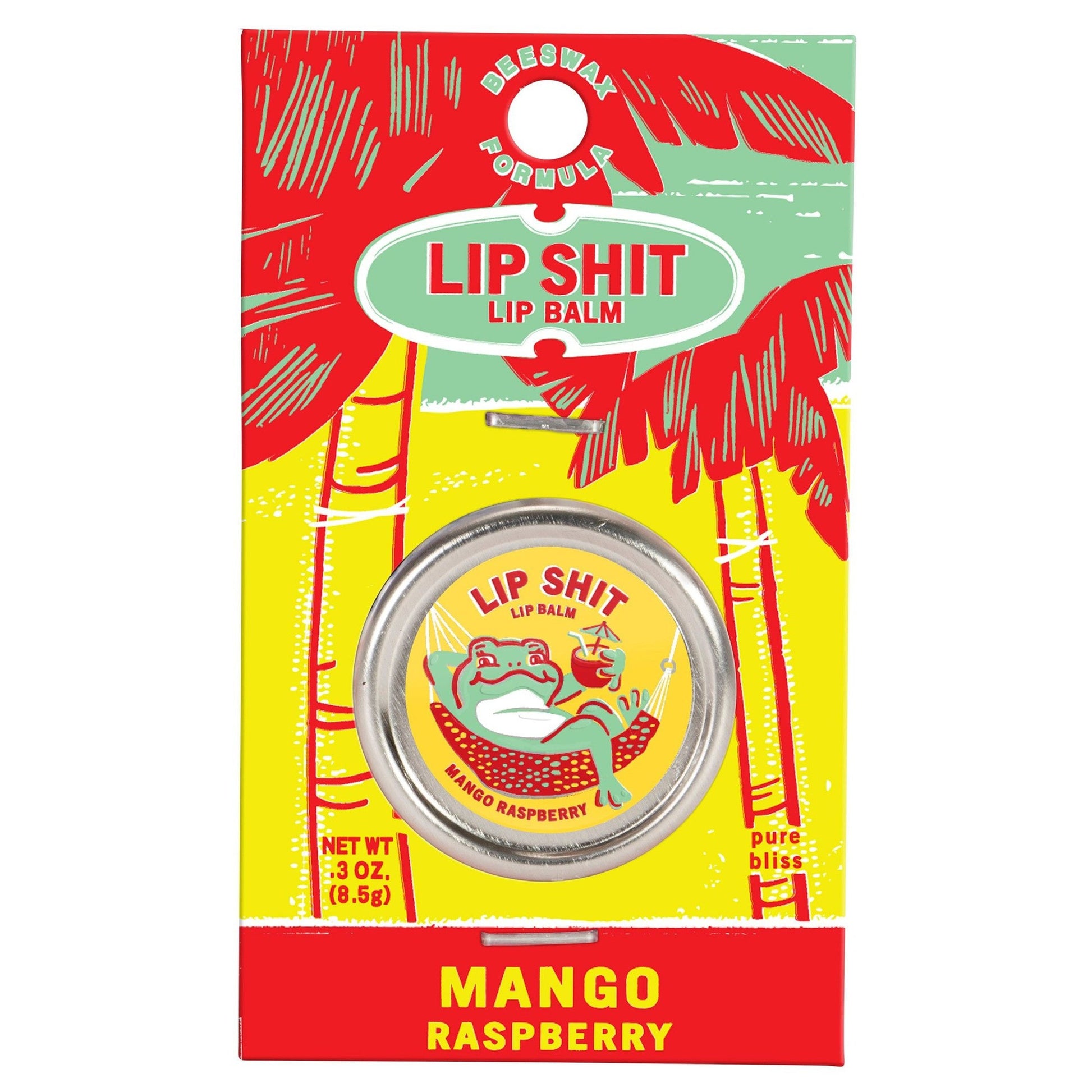 Lip Shit Lip Balm Mango Raspberry Beeswax Formula