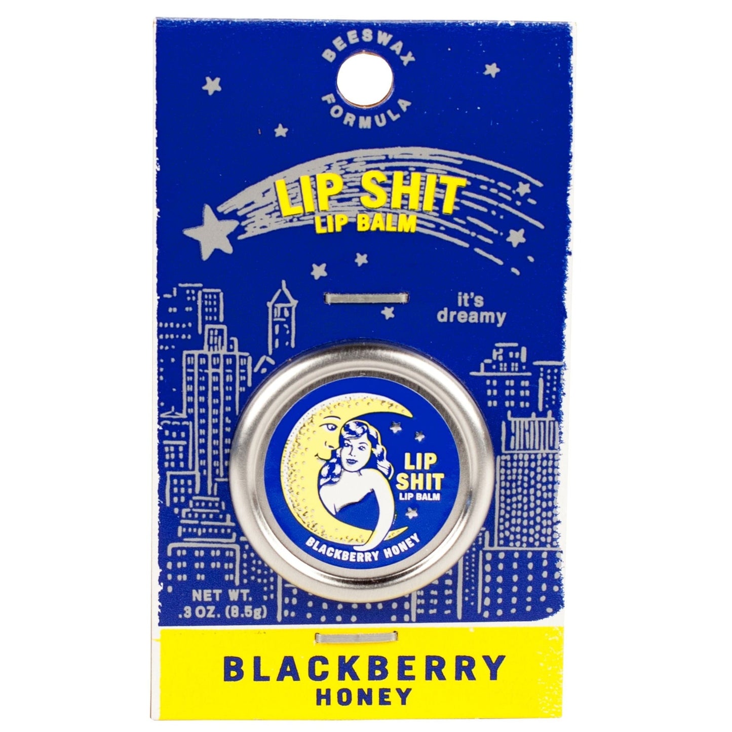 Lip Shit Lip Balm in Blackberry Honey Beeswax Formula