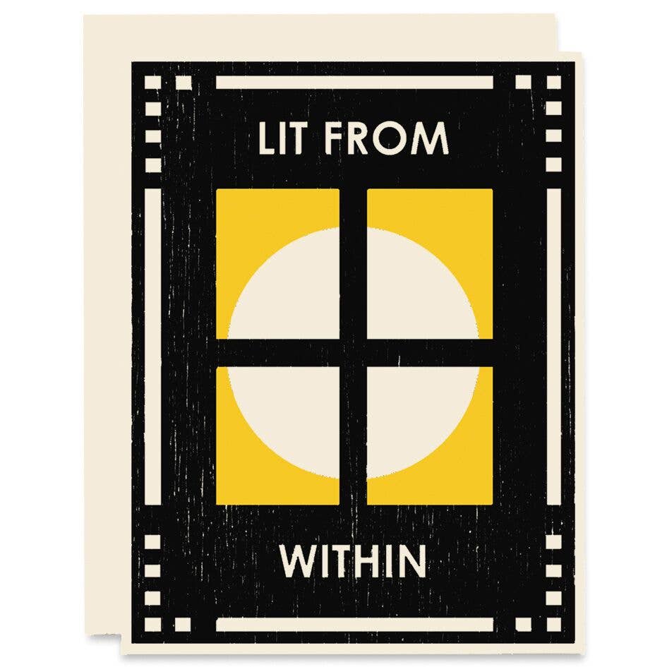 Lit From Within Greeting Card