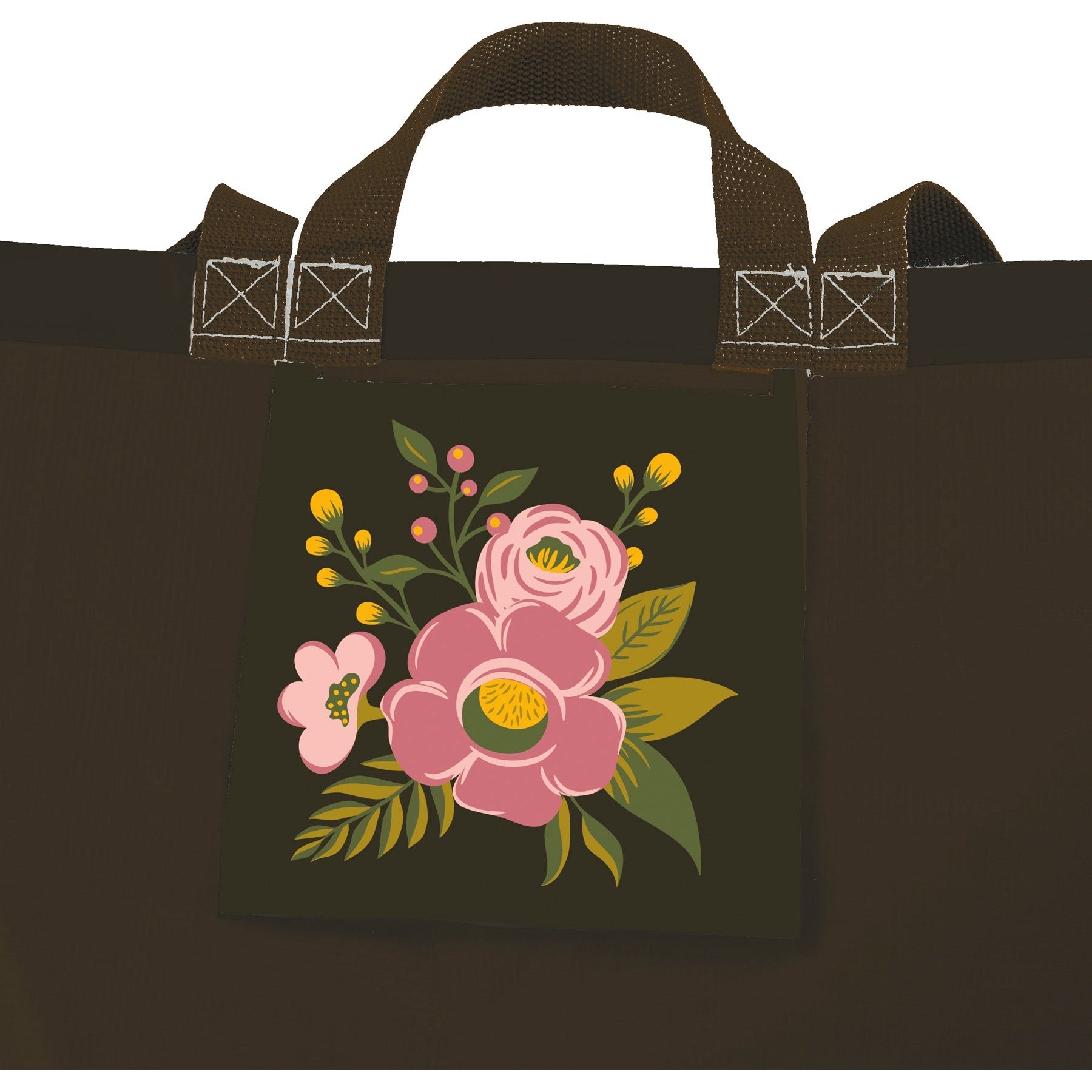 Live Your Best Life Floral Camo Market Tote Bag
