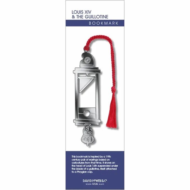 Louis XIV & The Guillotine Metal Bookmark