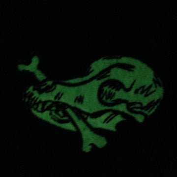 Loyal Til The End Dog Skull Glow In The Dark Patch