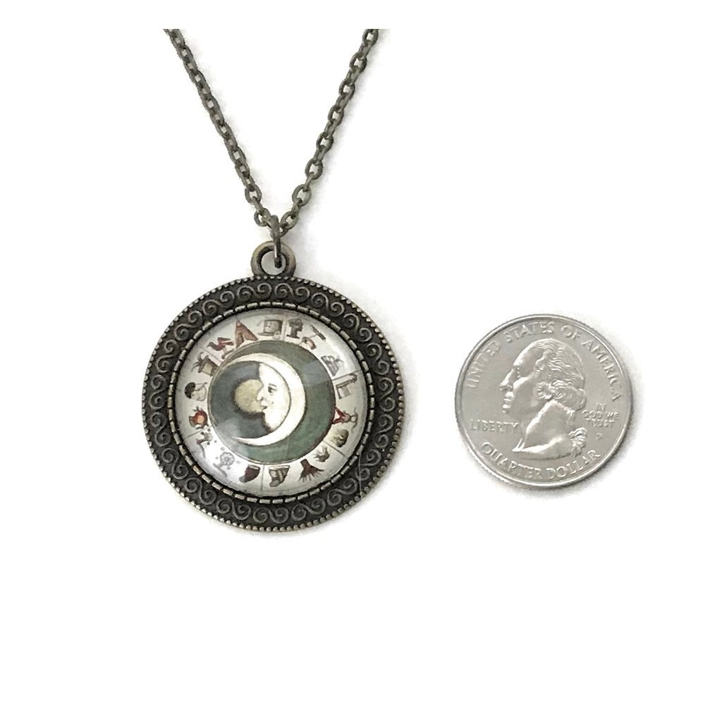 Lunar Calendar Alchemy Collection Necklace
