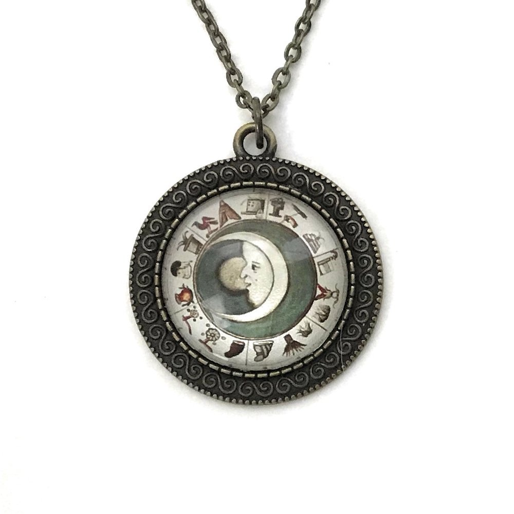Lunar Calendar Alchemy Collection Necklace