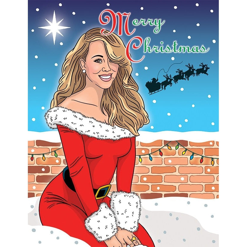Merry Christmas Holiday Greeting Card | Mariah Carey