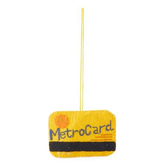 Metrocard Felt Ornament | Handmade in Kyrgyzstan