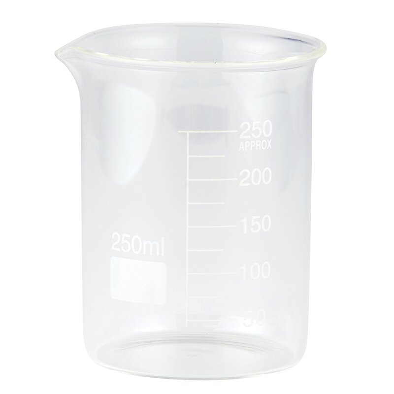 Mixology Beaker Drinking Glasses | Set of 4 | Laboratory Beaker Style Liquor Tumblers