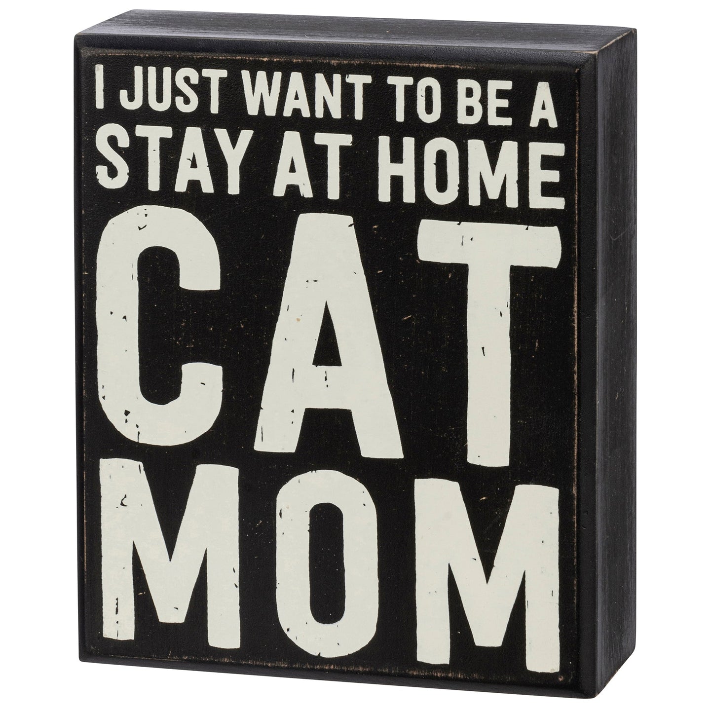 My Kids Have Paws Cat Mom Box Sign And Candle Giftable Set