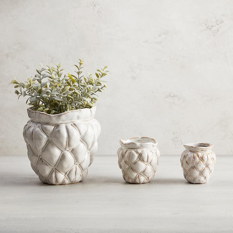 Nordic Pot Planter Small | Indoor Outdoor Vase | 3.34" Tall