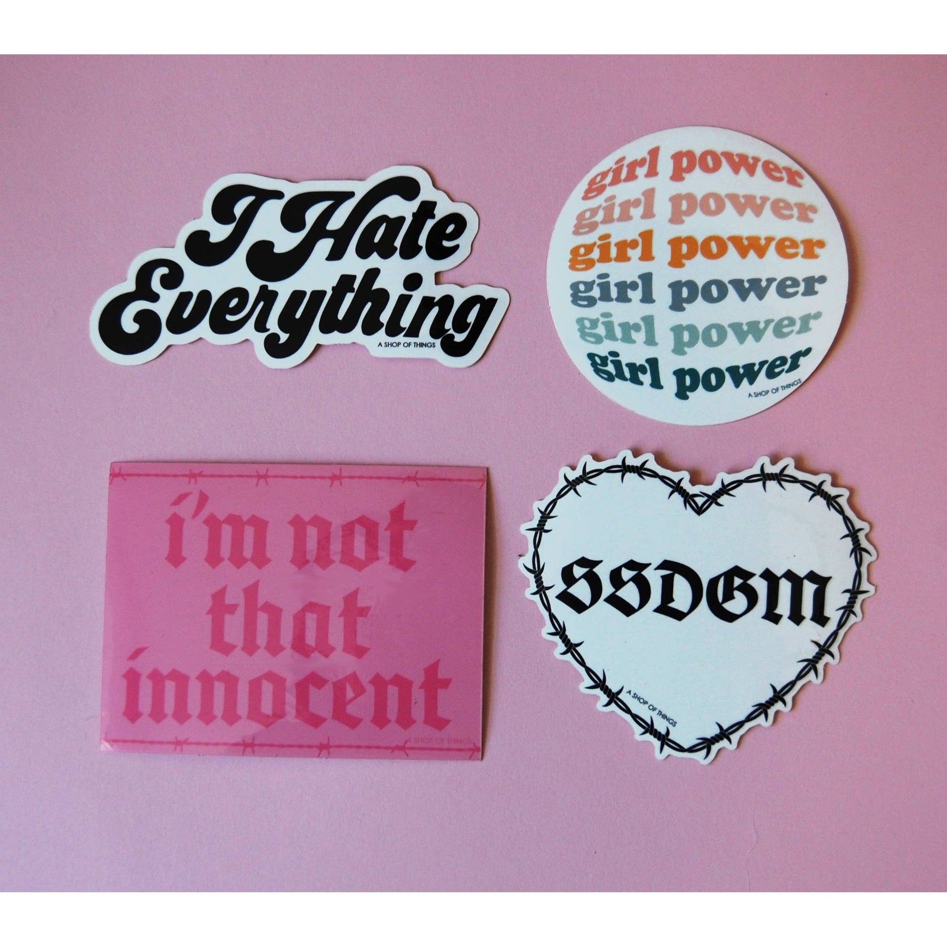 Not That Innocent Sticker in Pink | Britney Fan Art
