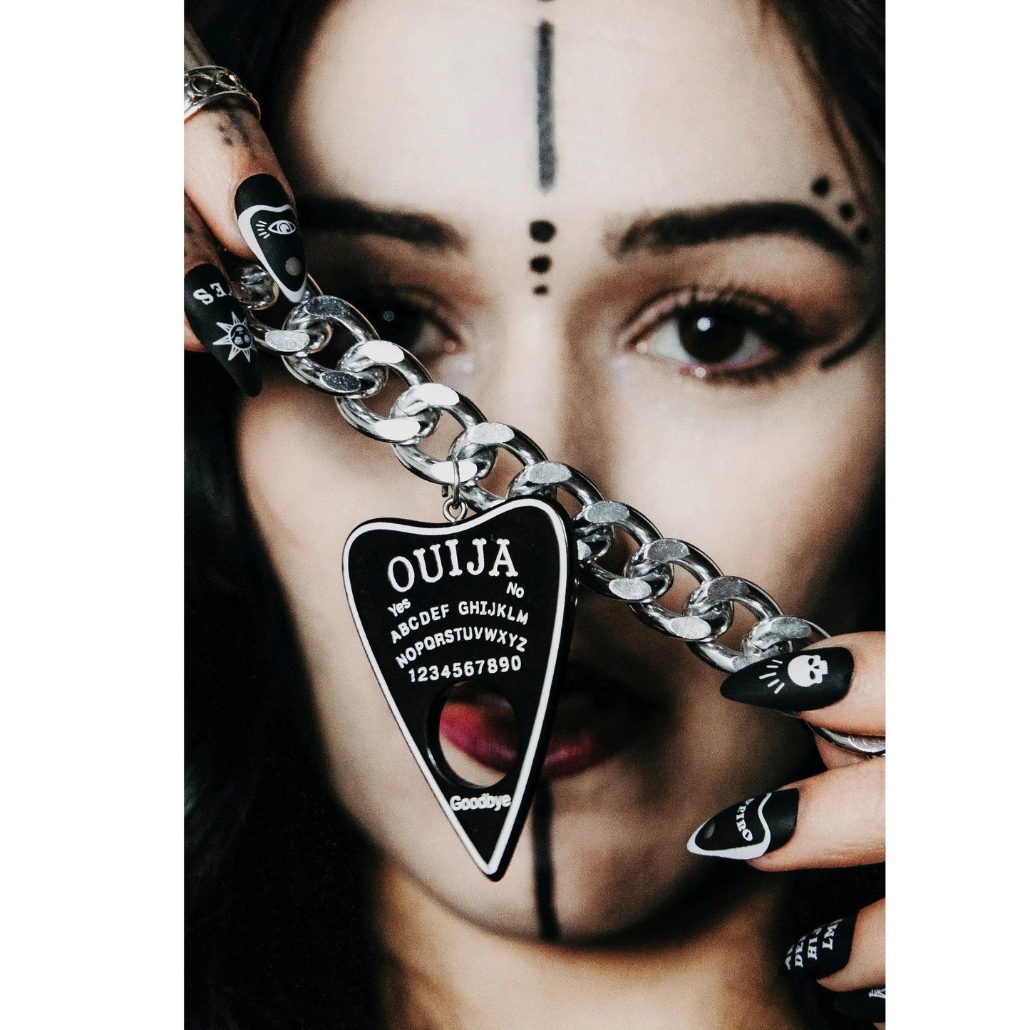 Ouija Nailz in Black | Press On Nail Kit Includes 24 Nails
