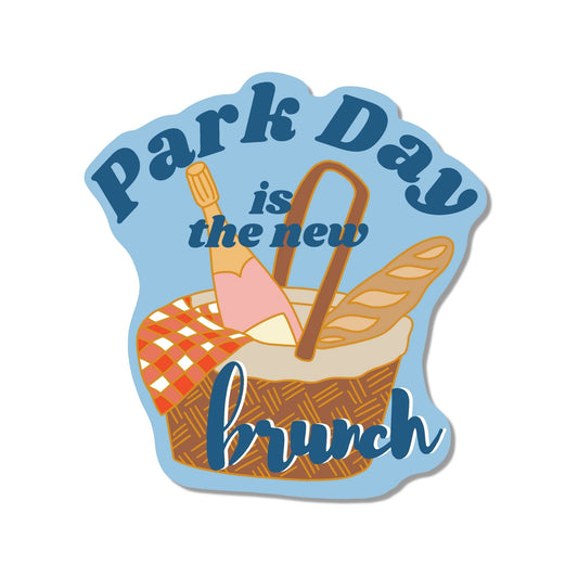 Park Day Is The New Brunch Vinyl Sticker