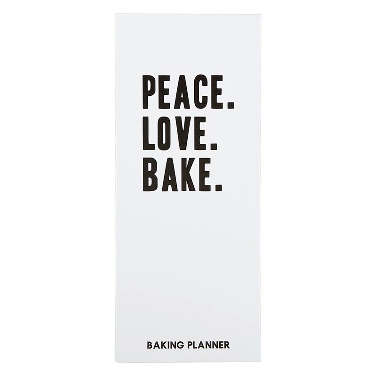 Peace Love Bake Baking Planner | Ingredients Checklist