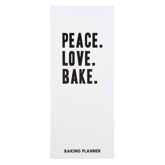 Peace Love Bake Baking Planner | Ingredients Checklist