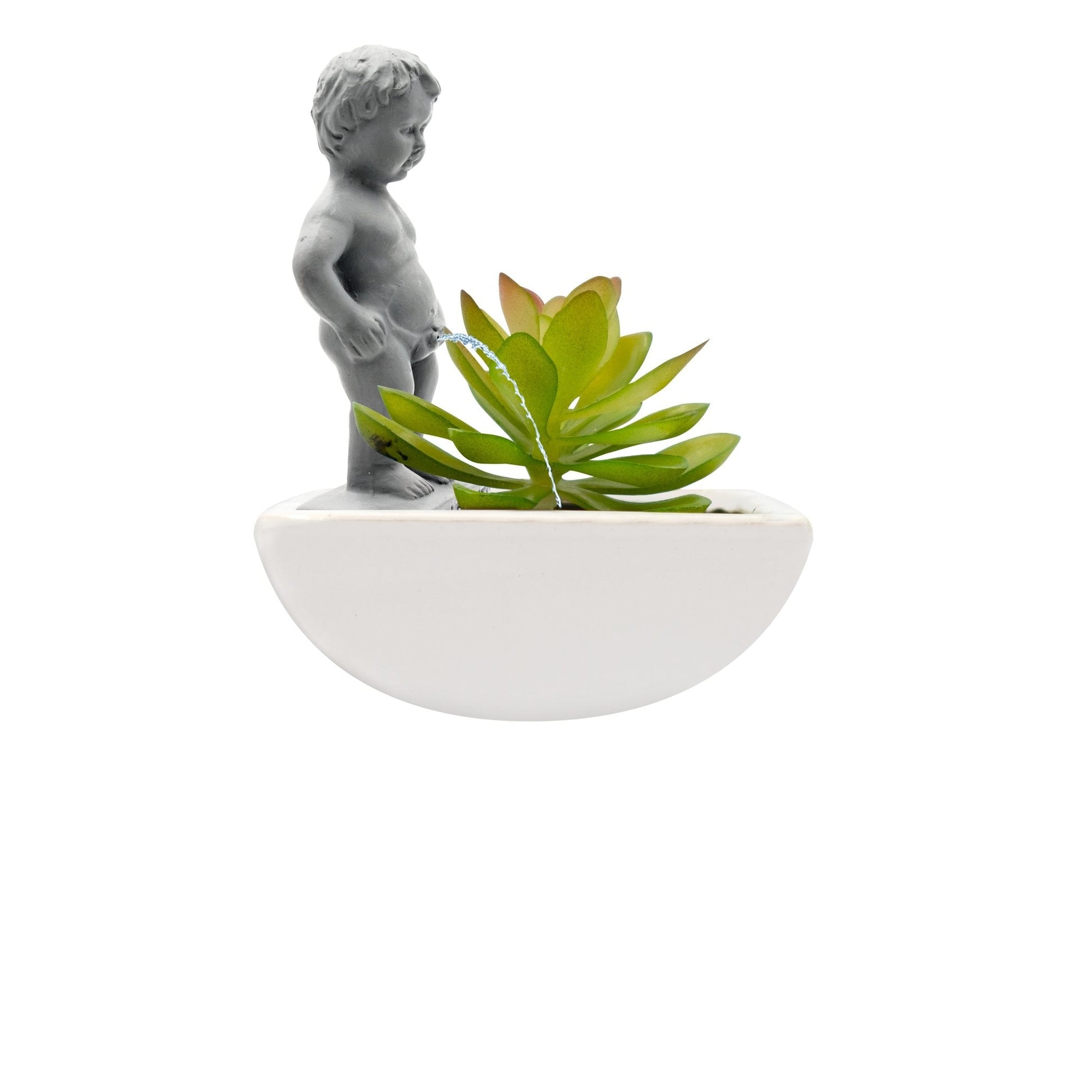 Plant Life Pee My Plants Mini Garden Statue | Make Watering Your Plant More Fun