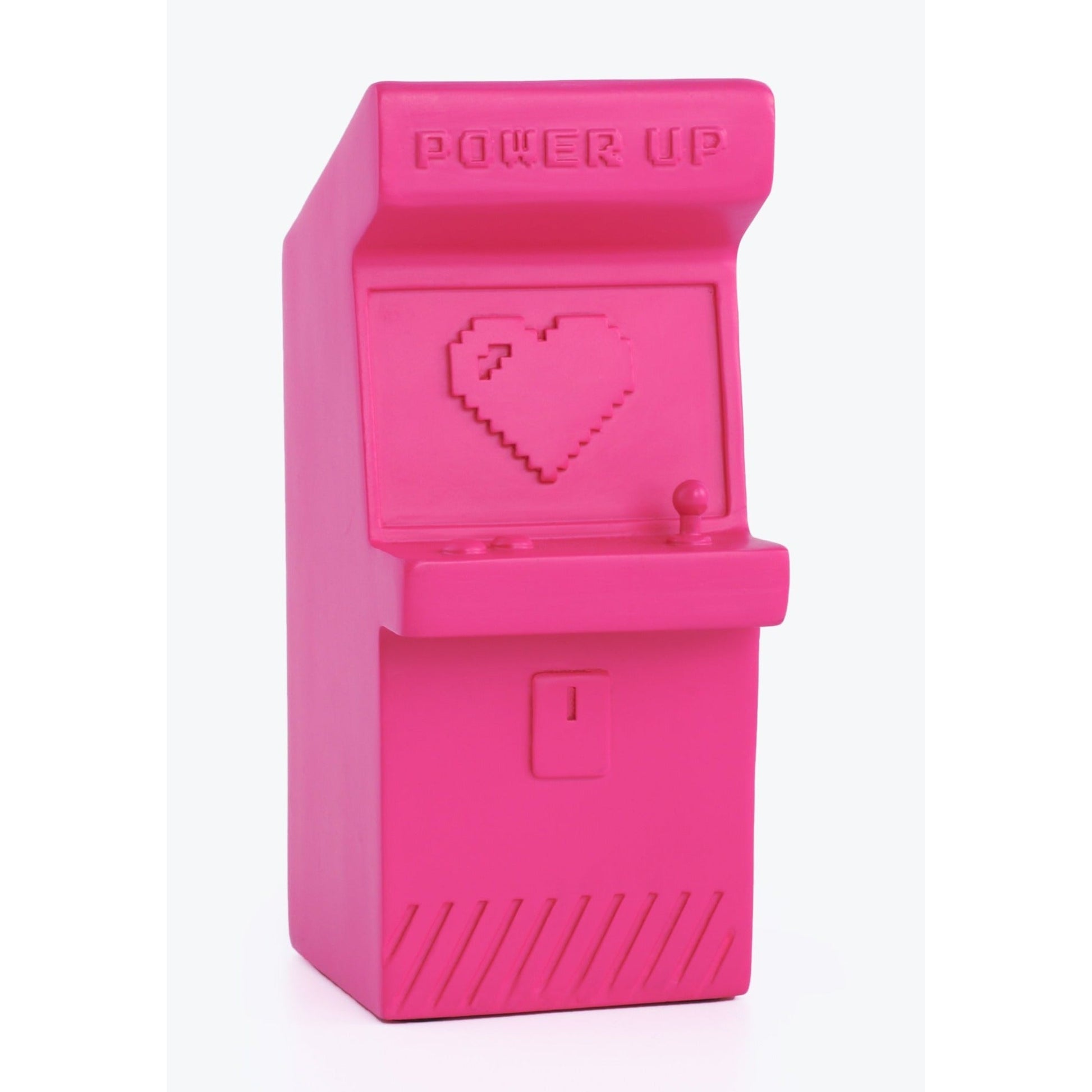 Power Up Retro Arcade Style Pen Pot | Pencil Cup in Hot Pink