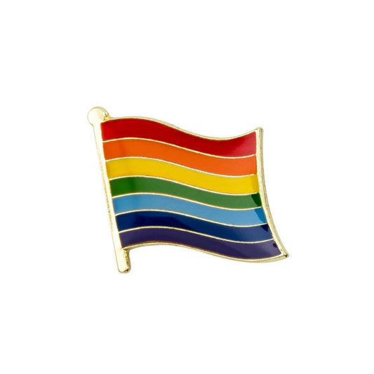 Rainbow Flag Pride Enamel Pin Brooch