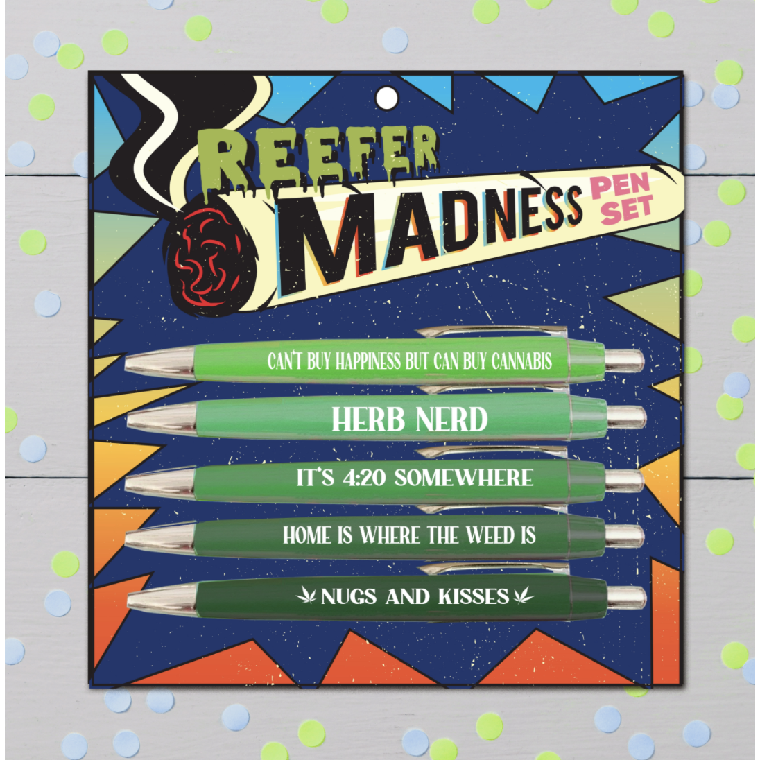 Reefer Madness Green Pen Set