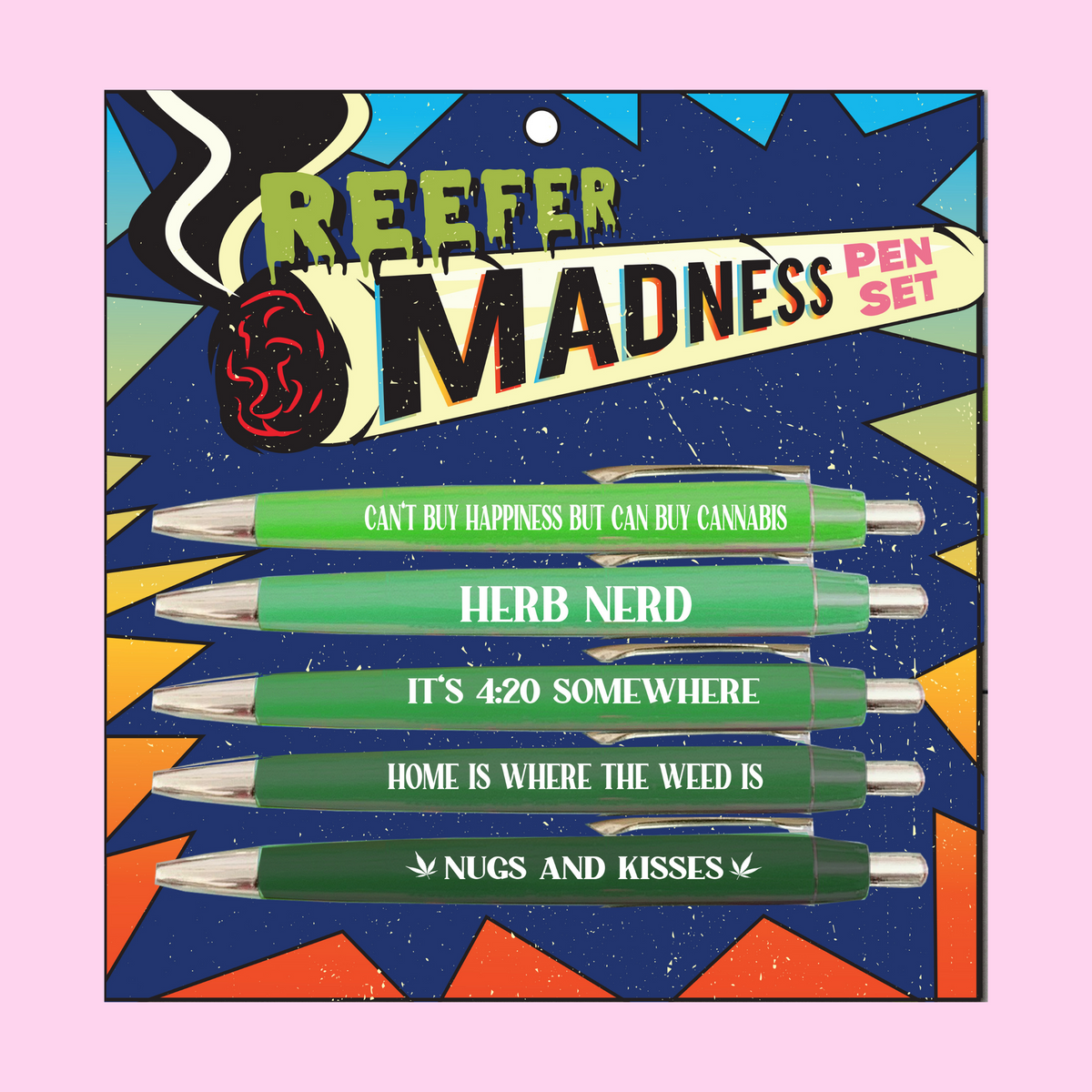 Reefer Madness Green Pen Set