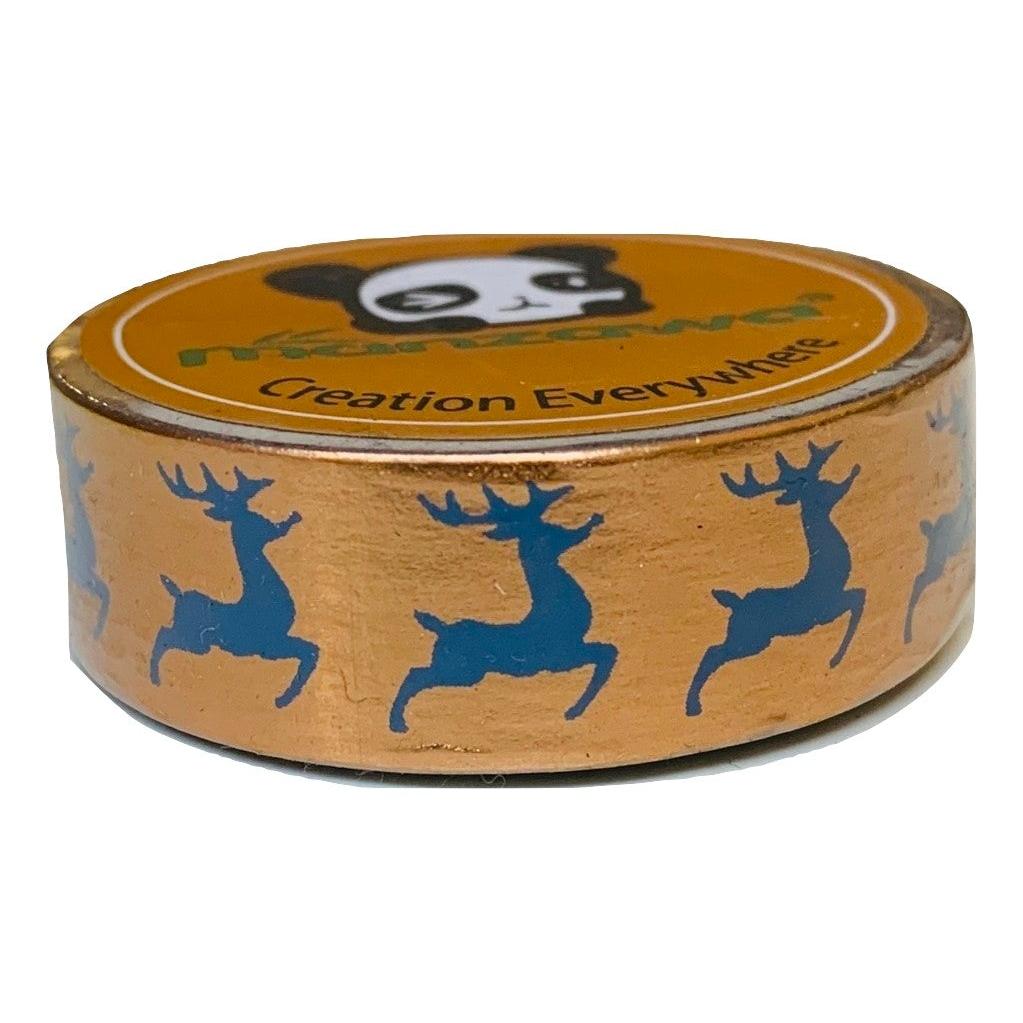 Rose Gold Reindeer Metallic Washi Tape