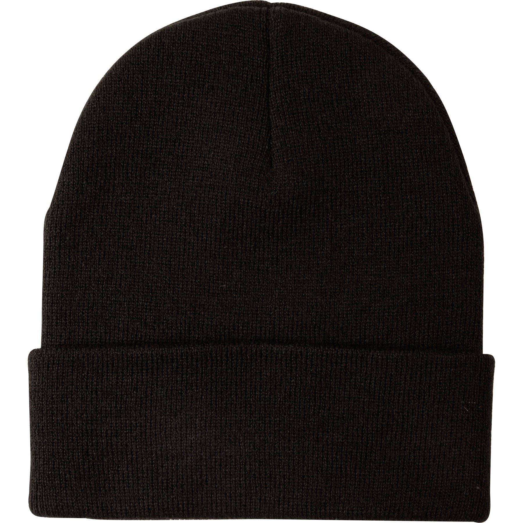 Say No To Plans Black Beanie | Embroidered Unisex Winter Hat