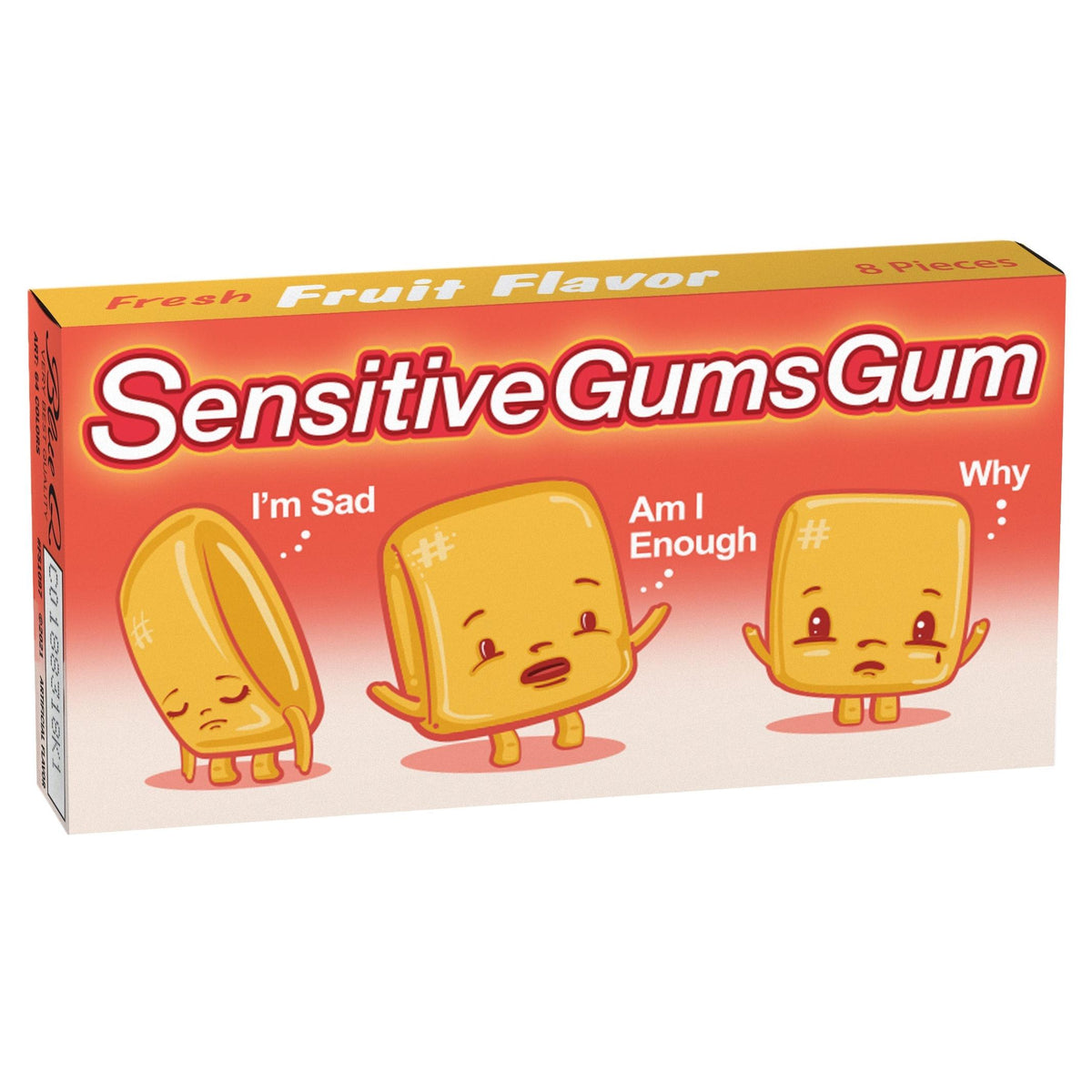 Sensitive Gums Gum in Fruit Flavor | BlueQ at GetBullish