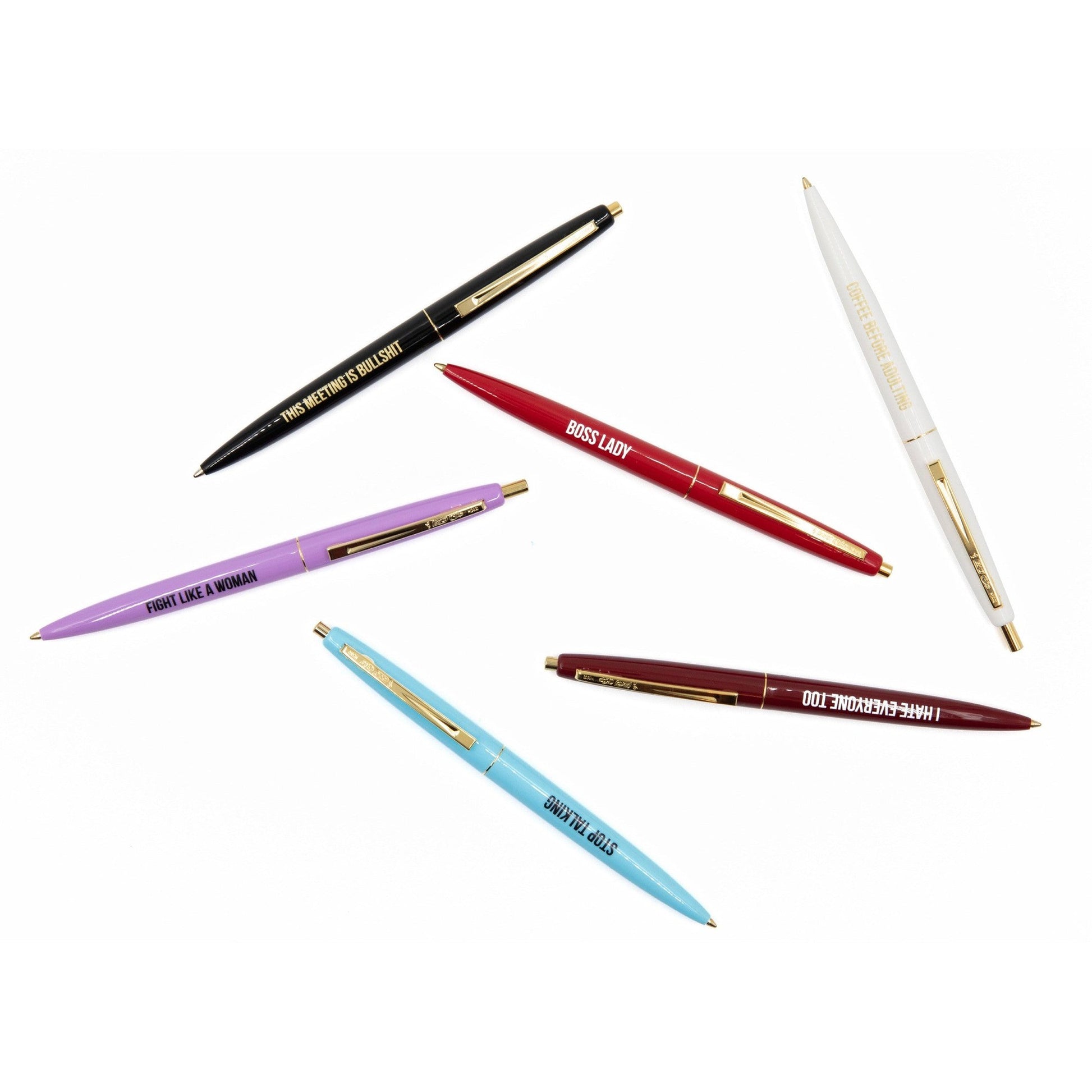 MESMOS Fancy Pen Set, Inspirational Gifts for Women, Motivational Gifts, Office Motivational Pens, Boss Lady Writing Pens, Ni