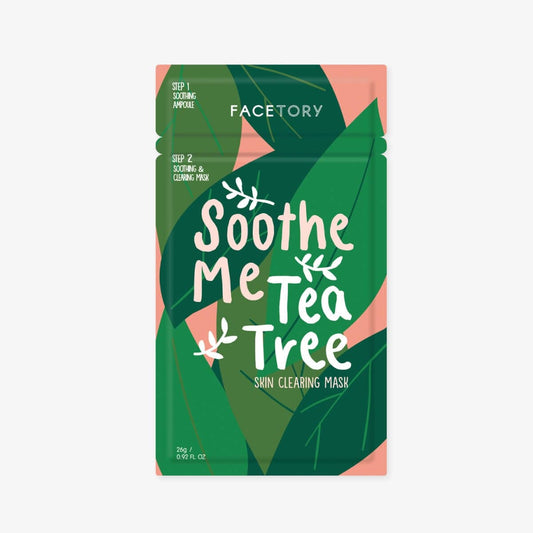 Soothe Me Tea Tree Skin Clearing Mask | Skin Care Sheet Mask | Made in South Korea