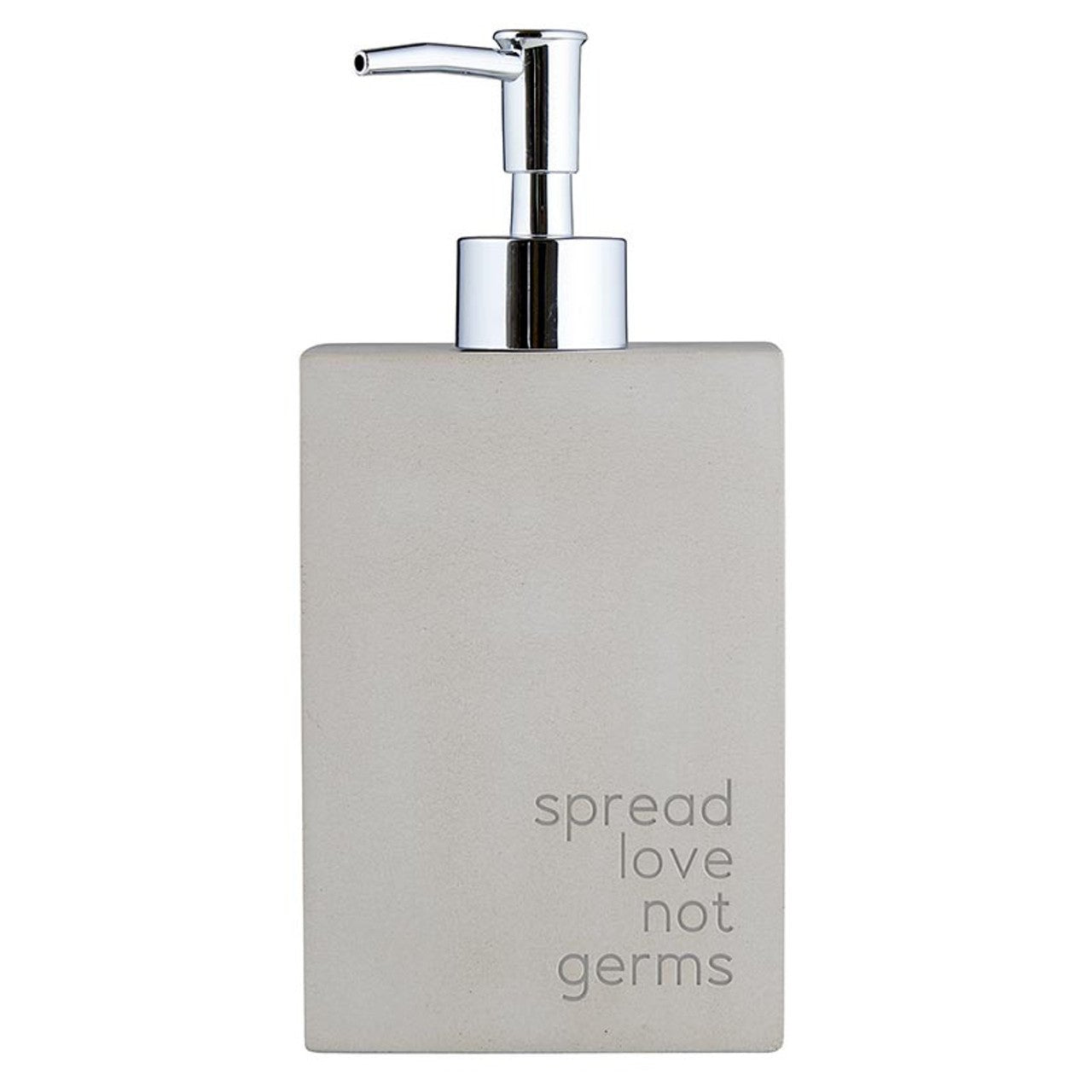 Spread Love Germs Hand Sanitizer Dispenser | Faux Cement