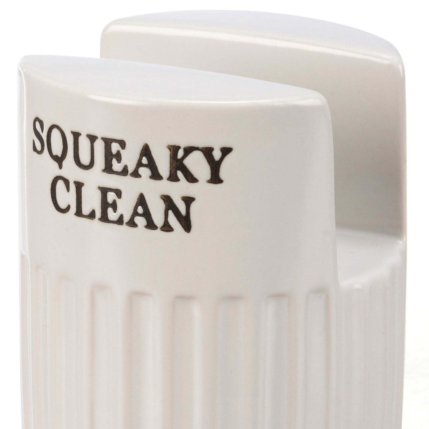 Squeaky Clean Sponge Holder | Minimalist White Kitchenware