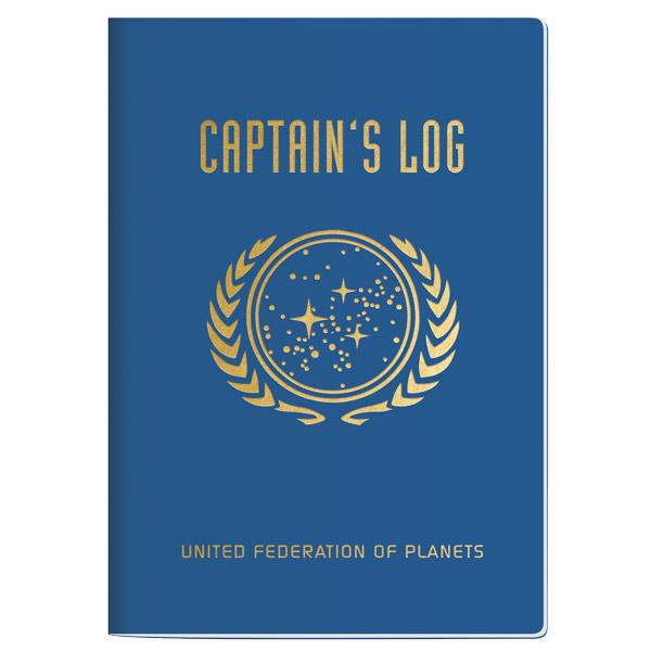 Star Trek Captain's Log Mini Notebook in Blue | 3-3/8” x 4-7/8”